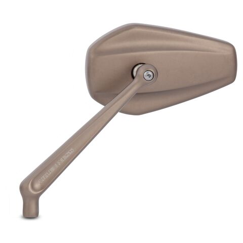Arlen Ness Mini Stocker Billet Mirror Left Side / Titanium [Open Box]