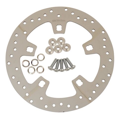 Drag Specialties Custom Brake Rotor For Harley Touring 2000-2007 11.5" / Polished [Open Box]