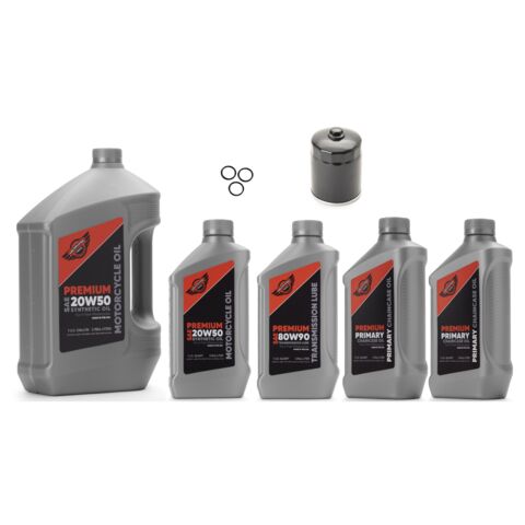 Milwaukee Twins Complete Oil Change Kit For Harley Milwaukee-Eight 2017-2026