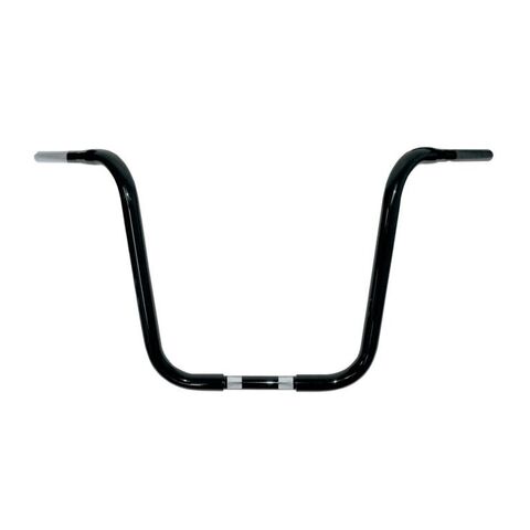 Drag Specialties 1 1/4" Buffalo Touring Ape Hanger Handlebars 18" Rise / Black [Previously Installed]