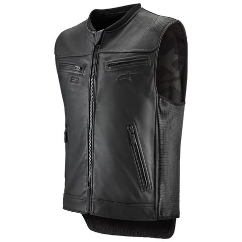 Alpinestars Tech-Air 3 Leather Vest Airbag System Black / 2XL [Open Box]