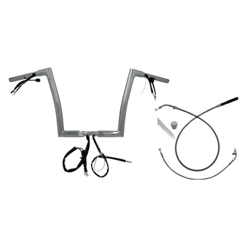 Fat Baggers Inc. 1 1/4" Wired Flat Top Handlebar Kit For Harley FLTRX 2023-2026