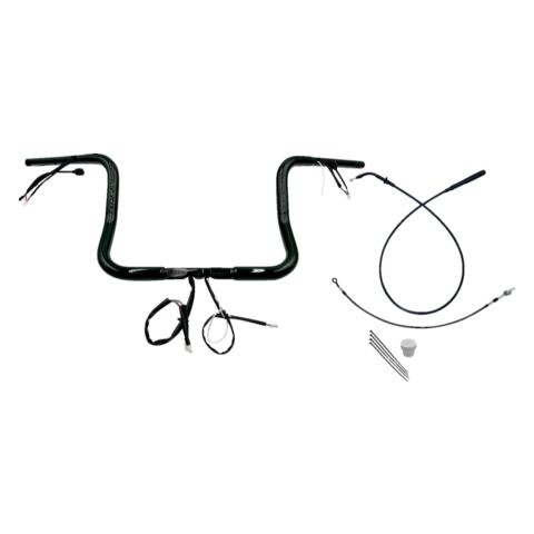 Fat Baggers Inc. 1 1/4" Wired Round Top Handlebar Kit For Harley FLHX 2023-2026 