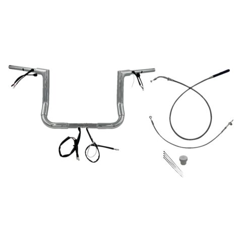 Fat Baggers Inc. 1 1/2" Wired Flat Top Handlebar Kit For Harley FLHX 2023-2026 