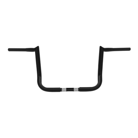 Wild 1 Chubbys Hooked 1 1/4" Bagger Handlebars For Harley Touring 1996-2025 12" / Black [Previously Installed]