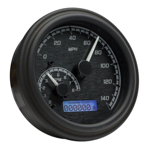Dakota Digital MVX Series Fatbob Gauge System For Harley Big Twin 2011-2017 Black/Grey / Black [Open Box]