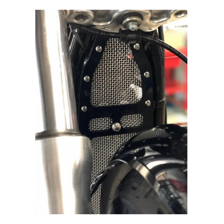 Bare Knuckle Performance Oil Cooler Guard For Harley Softail 2018-2025 Gloss Black [Open Box]