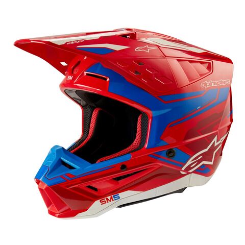 Alpinestars Supertech M5 Action Helmet Red/Blue / XL [Blemished - Very Good]