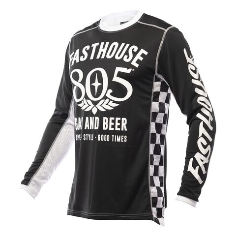 Fasthouse Grindhouse 805 Jersey Black/White / MD [Blemished - Very Good]