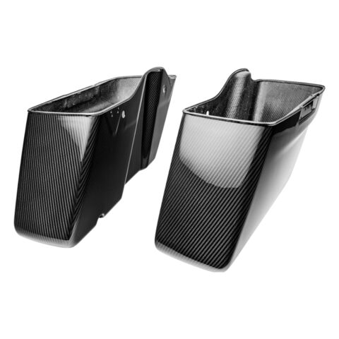 SlyFox Performance Carbon Fiber Saddlebag Bottoms For Harley Touring 2014-2025