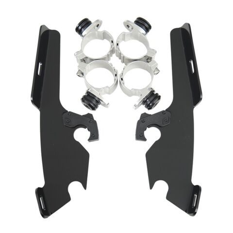 Memphis Shades Metric Fats/Slim Trigger-Lock Mount Kit Honda VTX1300C 2004-2009 Black [Open Box]