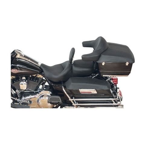 Mustang Standard Touring Regal Seat For Harley Touring 2008-2024 Black / Regal w/o Studs [Previously Installed]