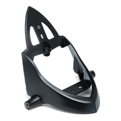 Kuryakyn Custom Rear Turn Signal / License Plate Mount For Indian 2014-2021 Black [Previously Installed]