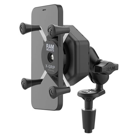RAM Mounts Vibe X-Grip Phone Holder With Stem And Vibe Safe Adapter Short Fork [Open Box]