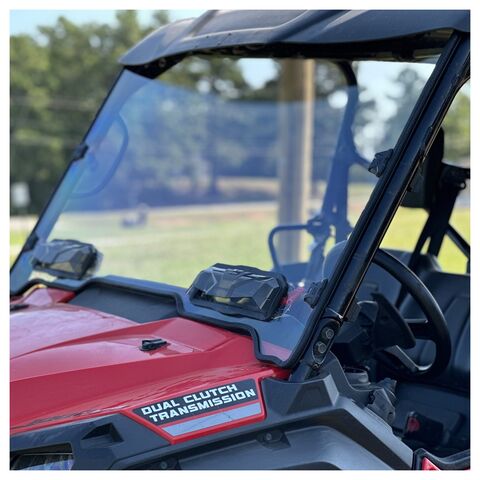 Seizmik Tool-Less Versa Vent Hard Coated Windshield Honda Pioneer 1000 2016-2024