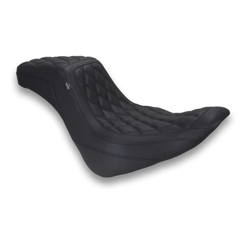 Mustang Squareback Double-Diamond Stitch Seat For Harley FXLR/S / FLSB 2018-2026