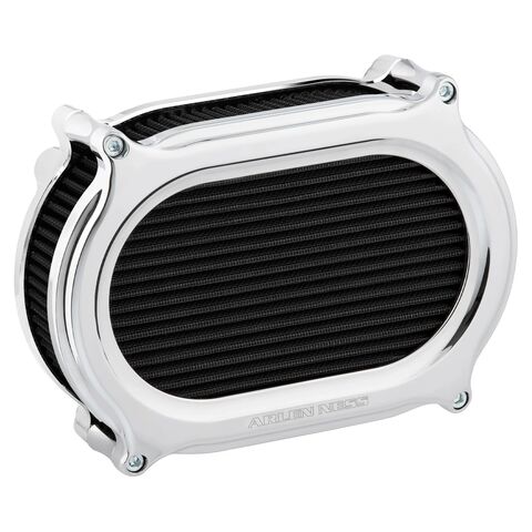 Arlen Ness Stage II Oval Air Cleaner Kit For Harley Twin Cam 1999-2017 Chrome [Open Box]