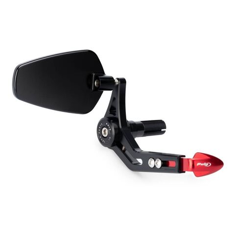 Puig Brake Lever Protector and Mirror Red [Open Box]