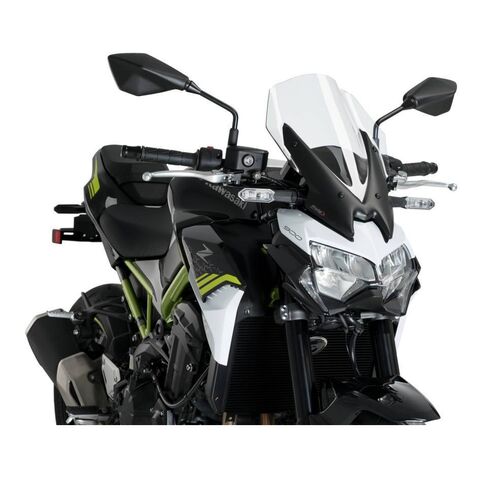 Puig Touring Naked New Generation Windscreen Kawasaki Z900 2020-2024 Clear [Previously Installed]