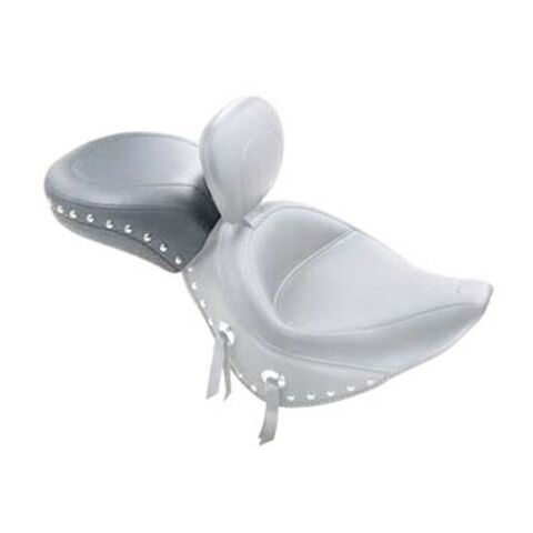 Mustang Wide Touring Passenger Seat For Harley Softail With 200mm Rear Tire 2006-2017 Smooth / Standard [Previously Installed]