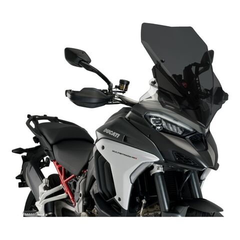 Puig Touring Windscreen Ducati Multistrada V4 / S / S Sport 2021-2024 Dark Smoke / Touring [Previously Installed]