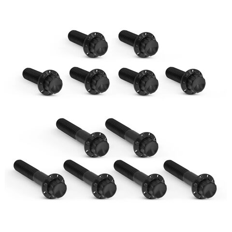 Arlen Ness 12-Point Titanium Rocker Box Bolt Kit For Harley 1999-2017