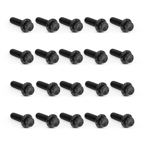 Arlen Ness 12-Point Titanium Rocker Box Bolt Kit For Harley