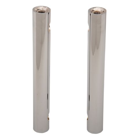 LA Choppers Kage Fighter Straight Risers 8" / Chrome [Open Box]