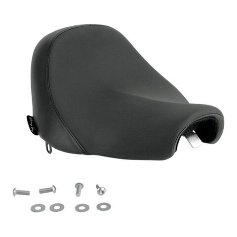 Danny Gray Weekday Solo Seat For Harley Rocker 2008-2011 Black / Smooth [Previously Installed]