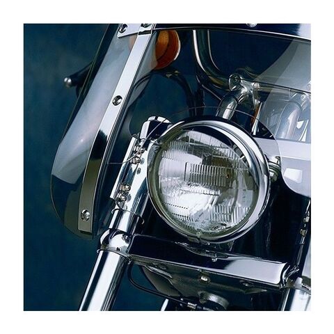 National Cycle Narrow Frame Heavy Duty Windshield Mount Kit For Harley Softail / Dyna 1980-2012 Chrom... [Open Box]