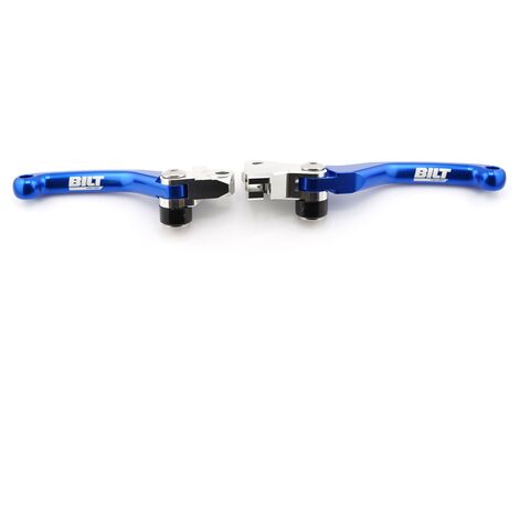 BILT FACTORY Folding Lever Set Yamaha 125cc-450cc 2009-2026 Blue [Open Box]