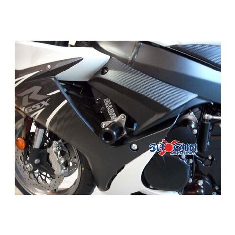 Shogun Frame Sliders Suzuki GSXR600 / GSXR750 2011-2025 Black / Cut Kit [Open Box]