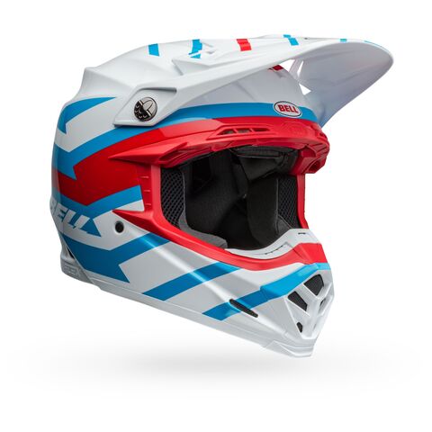 Bell Moto-9S Flex Banshee Helmet White/Red / LG [Blemished - Very Good]