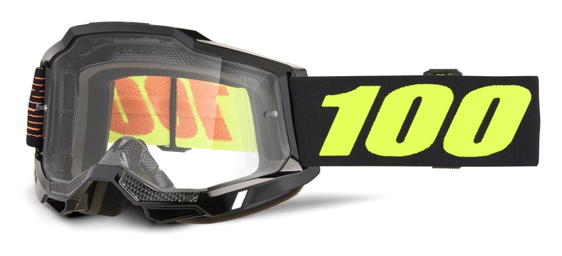 Masque 100% ACCURI Goggle Avec Verre Crystal Clear - Bleu