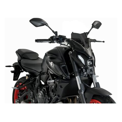 Puig Naked New Generation Sport Windscreen Yamaha MT-07 2021-2024 Dark Smoke [Open Box]