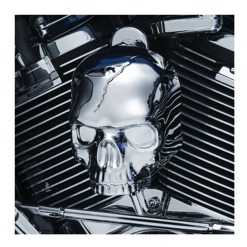 Kuryakyn Skull Horn Cover For Harley Touring 2017-2025 Chrome [Previously Installed]