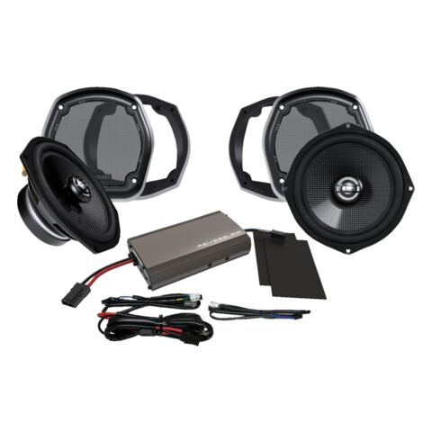 Hogtunes Lower Fairing Amplifier / Speaker Kit For Harley Touring 1998-2013