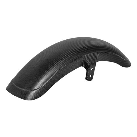 Saddlemen Carbon Fiber Mid Glide 19" Front Fender For Harley Softail / Dyna 2006-2026