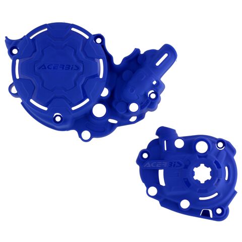 Acerbis X-Power Clutch and Ignition Covers Yamaha YZ250F / YZ250FX / WR250F 2024-2026 Blue [Open Box]