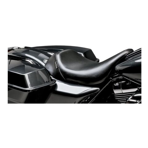 Le Pera Bare Bones Solo Seat For Harley Touring 2008-2025 Black / Smooth Solo Seat [Previously Installed]