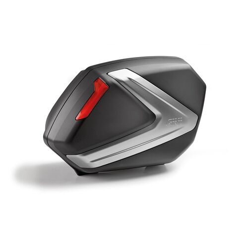 Givi V37 Side Cases Matte Black/Silver/Red [Open Box]
