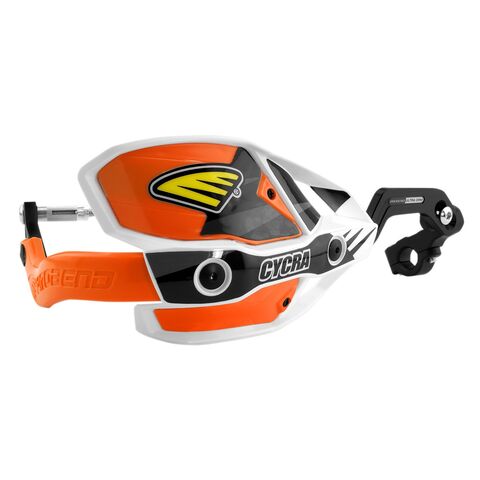Cycra Probend Ultra CRM Wrap Around Handguards White/Orange / 7/8" [Previously Installed]