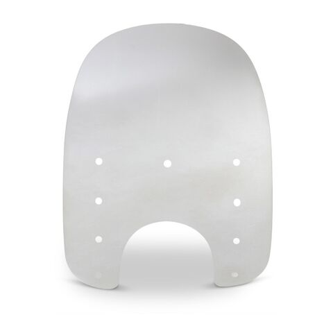 Memphis Shades Memphis Slim Windshield Replacement Plastic Clear / 15" Tall / 9" H/L Cutout [Open Box]