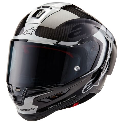 Alpinestars Supertech R10 Carbon Element Helmet Gloss Black Carbon/Bright Red/White / XL [Open Box]