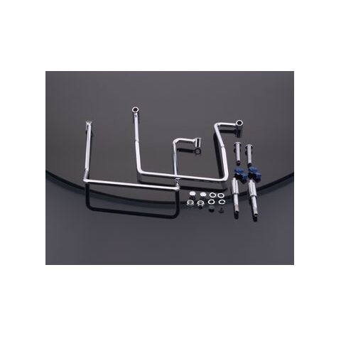 Milwaukee Twins Saddlebag Support Brackets For Harley Dyna 1991-2005 [Open Box]