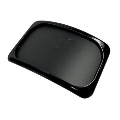 Drag Specialties Curved Radius License Plate Mount For Harley Small Radius / Gloss Black [Incomplete]