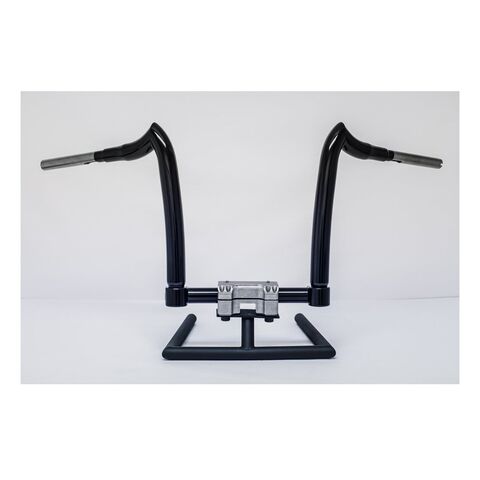 KST Kustoms 1 1/2" Spearhead Handlebars For Harley With 1" Clamp 12" Rise / High Gloss Black [Previously Installed]
