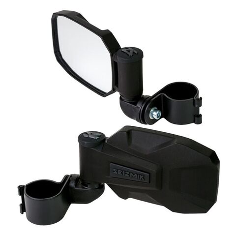 Seizmik Strike UTV Side Mirrors Black / 1.825"-2" [Open Box]