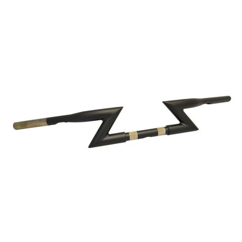 LA Choppers 1 1/4" Outlaw Z Handlebars For Harley Flat Black [Open Box]