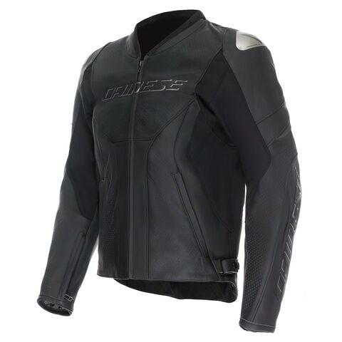 Dainese Racing 5 Perforated Leather Jacket Black/Black/Black / 48 [Demo - Good]